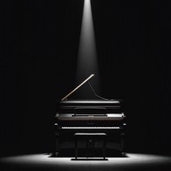 piano melody fills an empty theatre