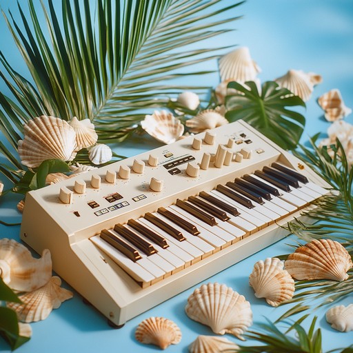 Experience the serene beauty of a coastal horizon as heavenly tunes weave together soothing melodies, rhythmic bossa nova, and lush synthesizer textures, crafting an idyllic atmosphere perfect for unwinding and rejuvenating by the sea.