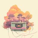 an instrumental piece exploring nostalgic retro soundscapes, contemplative moods