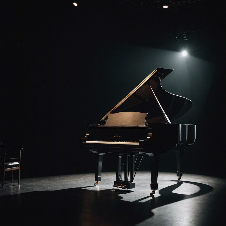 Imagine a scene straight out of a classic film noir, where a lone pianist plays in a corner of a grand lounge, and each note tells a tale of longing and sophistication. The music serves as a backdrop to quiet musings and midnight reflections.