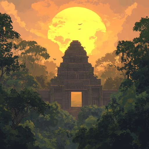 This track aims to recreate the ambient sounds of earth's earliest cultures through mystical and ethereal soundscapes, where each note resonates with the whispers of ancient times. The composition will blend traditional instruments with modern ambient synths to transport listeners back to a time when earth and spirit were considered one.