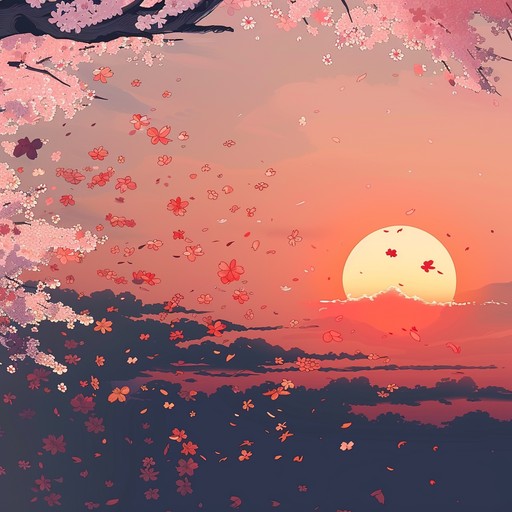 An evocative piece driven by delicate piano keys, cherry blossom memories captures the essence of fleeting moments and lost love intertwined with the dreamy aesthetics of an anime scene. The gentle melody weaves through heartfelt emotions, evoking memories as beautiful and transient as falling cherry blossoms.