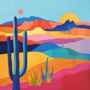 enchanting melody evoking playful desert mirage scenes