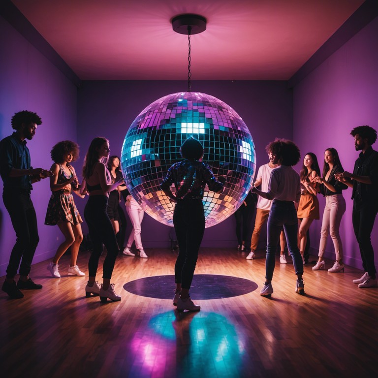 An electrifying journey through retro synths and modern beats, creating a bridge between past and present disco trends. The track features lush, vibrant synth lines that dance over an upbeat, infectious rhythm, designed to evoke the spirit of the 70s while appealing to contemporary audiences.