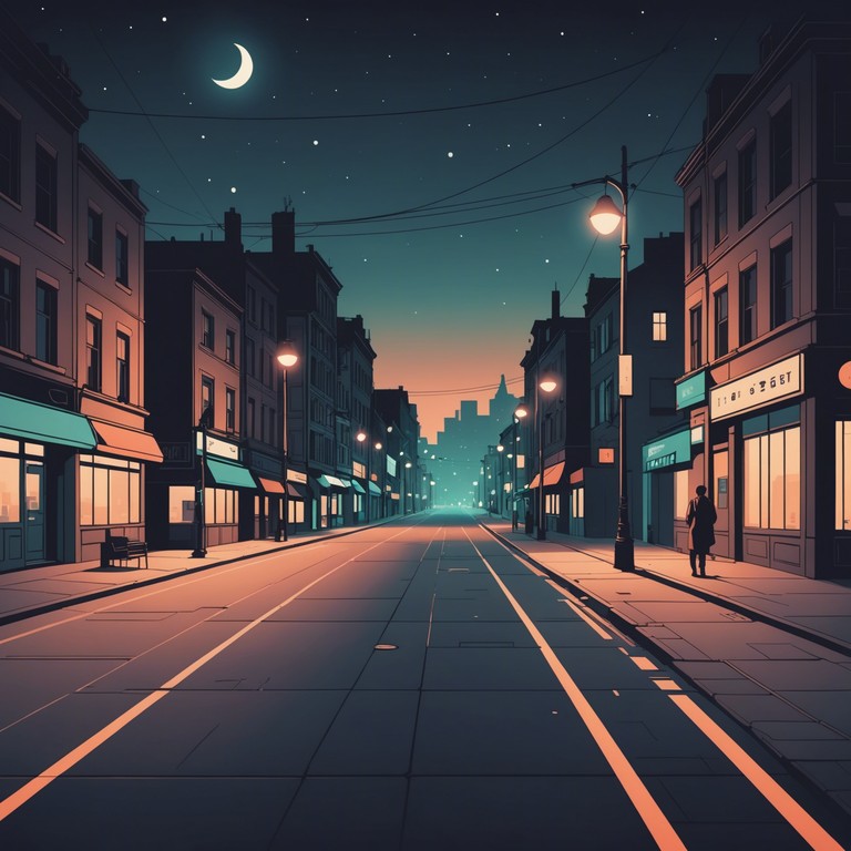 City lights serenade offers a smooth, contemplative journey through a city at rest. With gentle electric piano chords and a laid back beat, it echoes the tranquility and mystery of deserted nighttime streets.