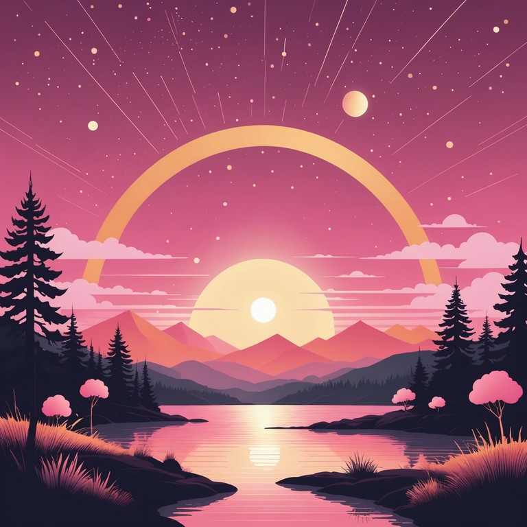 This track is designed to invigorate and inspire, filled with sparkling, shimmering sounds that emulate the feeling of glittering stardust in motion. It's perfect for those moments when you need a musical boost to feel unstoppable and radiant. The incorporation of vivid synth swells and sparkling arpeggios creates a soundscape that is both uplifting and majestic.