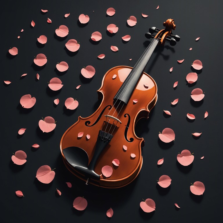 As night falls, the violin begins a tender serenade, drawing upon the romance and beauty of the fading light. The music captures the profound moments of contemplative love under a star filled sky, weaving a tapestry of emotions that speak directly to the heart.