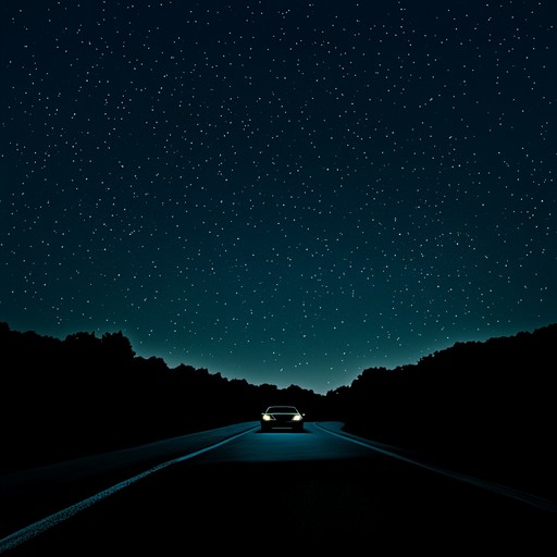 This track captures the essence of a nighttime journey on a lonely highway, with dynamic guitar solos driving the powerful country rhythm. The throbbing bass and steady drumbeat create an unstoppable momentum, evoking feelings of freedom and adventure. Perfect for road trips and high energy country themed events.