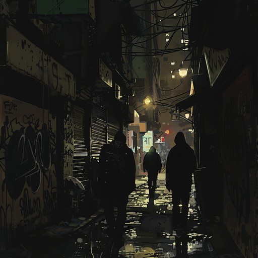 Echoing the raw energy and frustration of city nights, this hardcore punk instrumental features relentless drumming and aggressive guitar riffs. Emphasizing a brooding atmosphere, it channels the angst of gritty urban life into an explosive auditory experience.