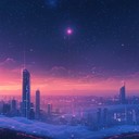 ambient downtempo track blending futuristic synths and mellow beats