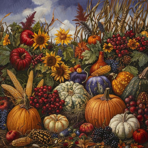 A heartwarming instrumental piece celebrating the journey of farm fresh ingredients making their way to a delicious home cooked meal. Featuring the warm, earthy tones of an acoustic guitar layered with the soothing sounds of a cello. The music evokes imagery of golden fields, hardworking farmers, and gathering around the table with loved ones to enjoy nature's abundance.