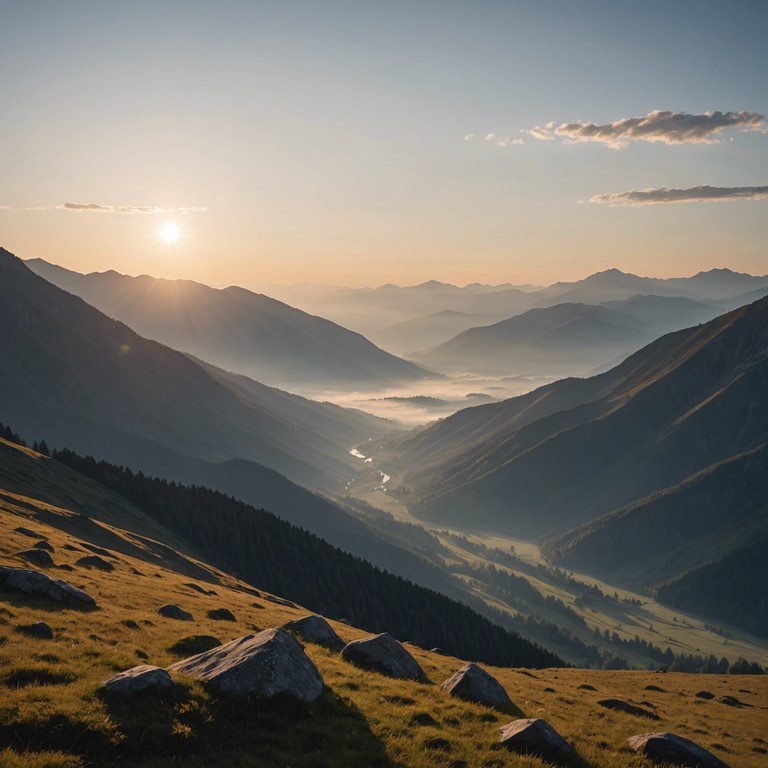 An evocative piano piece that captures the tranquility and hopeful vibe of an early morning, designed to provide a soothing background for meditation or thoughtful contemplation.