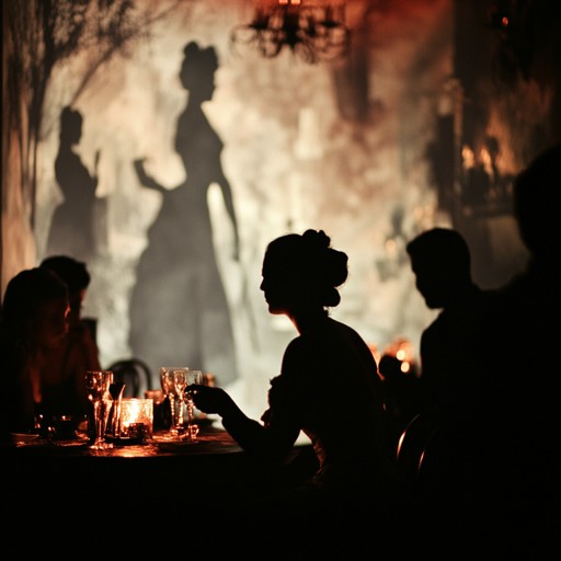 Discover the enigmatic presence of a midnight cabaret through haunting piano compositions that paint a dimly lit scene filled with nostalgia and mystery. Let the solemn tunes guide you through a reflective journey of melancholic contemplation.