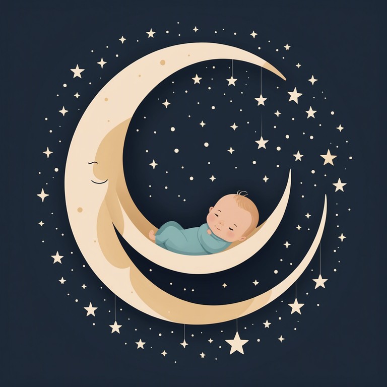 A gentle, soft composition using minimalistic arrangements to ease the listener into a peaceful state of relaxation, perfect for nighttime or naptime with a comforting melody that is reminiscent of a mother's tender lullabies. Designed to help soothe and calm both babies and parents, enhancing restful sleep.