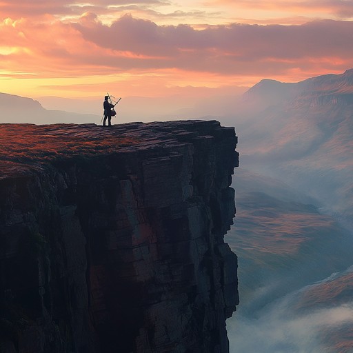 A powerful folk piece blending energetic rhythms and brave tones, evoking heroic adventures