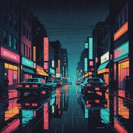 hard hitting rhythms, shadowy atmosphere.