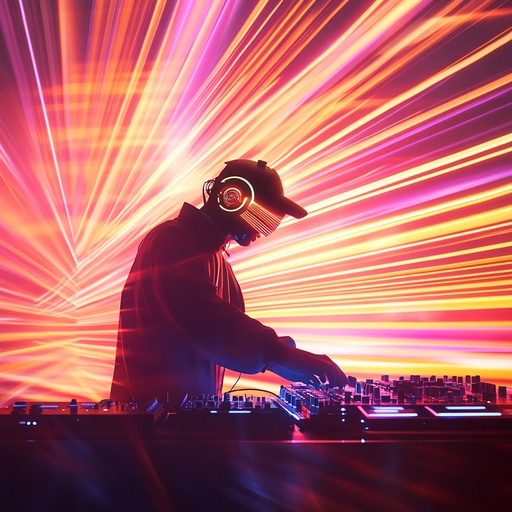 A powerful trance track featuring aggressive synths and driving beats, creating an atmosphere of unbridled digital energy