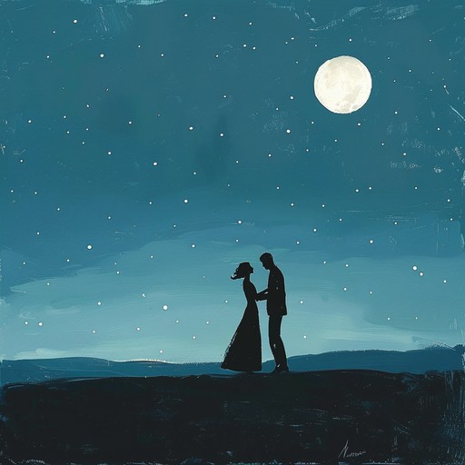 Gently strumming guitar narrates a moonlit samba night full of love and intimacy, capturing the heartfelt dances and whispered affections under the stars.