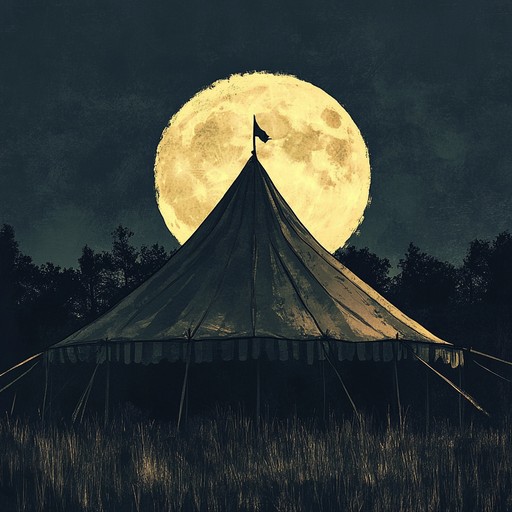 Imagine a deserted carnival under a full moon, where ghostly clowns and vanishing acrobats perform under swirling, spectral lights. This track combines the unsettling echoes of a calliope with fading laughter and sinister mechanical noises to create a feeling of suspense and intrigue.