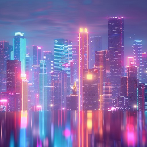 An intricate blend of shimmering synths, pulsating beats, and lush electronic textures. The sophisticated electropop vibe is perfect for late night city drives under neon lights, creating a sense of optimistic futurism and vibrant energy.