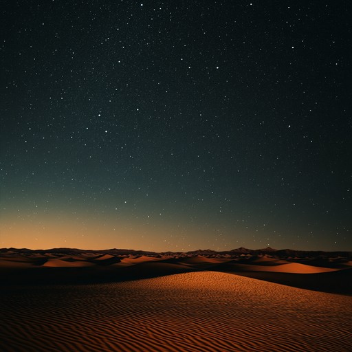 Dive into the mesmerizing beats of ancient desert rhythms, evoking profound spiritual journeys across mysterious landscapes. The music calls on traditional middle eastern instruments, blending with modern ethnic influences, creating a unique and captivating sonic experience.