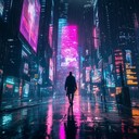 bittersweet cyberpunk odyssey through neon drenched futuristic cityscapes