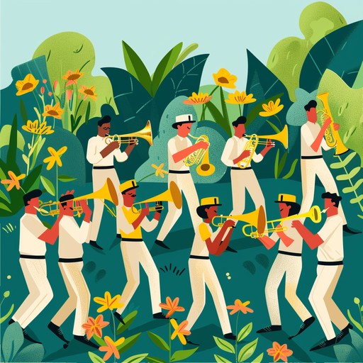 Bouncing big band swing tune to celebrate summer joyfully.