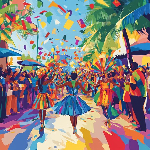 This instrumental track features vibrant samba rhythms and lively percussion, capturing the energetic atmosphere of a brazilian carnival. The song builds layers of traditional samba instruments, creating an uplifting and festive ambiance that transports listeners to the heart of rio's street celebrations.