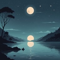 moonlight harmony on ancient riverbanks.