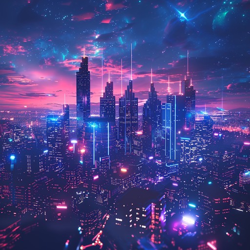 A captivating journey through a futuristic cityscape at night, filled with shimmering synths, deep basslines, and haunting echoes. The ethereal house beats interweave with ambient cosmic textures, creating a mesmerizing dreamlike atmosphere. Perfect for late night introspection or setting the mood for a sci fi adventure.