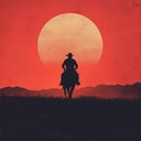 an instrumental western song evoking yearning and distant horizons