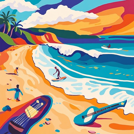 Experience a playful, sun soaked blend of nostalgic surf rock and modern experimental sounds, capturing summer's perfect carefree vibe.