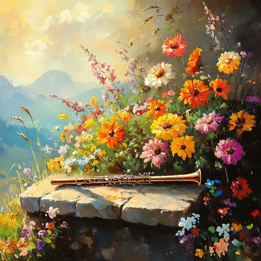 Imagine a sunny afternoon in a blooming garden, where flowers sway in a gentle breeze and butterflies dance in the air. The soft notes of the flute guide you through this magical setting, creating a whimsical and comforting atmosphere.