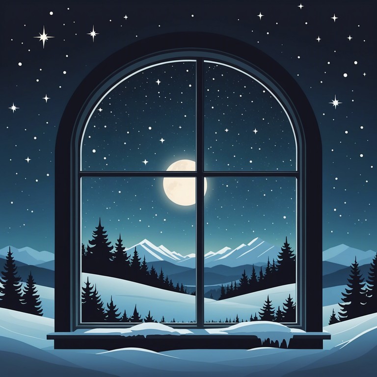 A somber, tranquil soundtrack that encapsulates the quiet majesty of a winter night. The piece slowly unfolds like a gentle snowfall, offering a serene sense of isolation and introspective calm. A soft, slow piano melody captures the essence of the silent, frosty air under a clear, starlit sky, providing a meditative experience that evokes feelings of peace and solitude.