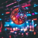 an upbeat instrumental blending disco and funk for dancing fun