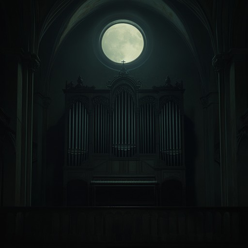 An eerie instrumental piece combining opera and ambient elements, evoking the sensation of phantom voices and spectral melodies within an abandoned grand theater