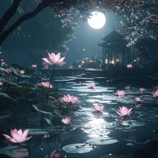 Imagine dancing gracefully in a moonlit garden, surrounded by fragrant flowers and a soft breeze. The tender notes of a solo violin lead the waltz, accompanied by a delicate piano and subtle orchestral strings. The music evokes a sense of timeless romance, serenity, and dreamlike beauty, perfect for a tranquil evening.