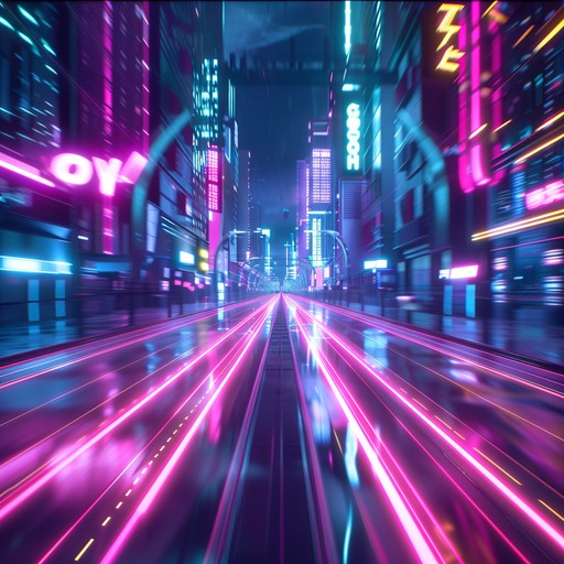 Dive into rapid synths and beats mimicking the neon glow of a bustling, high tech cityscape. Ideal for high energy, dynamic experiences in a futuristic setting.