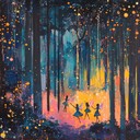 whimsical orchestral piece evoking magical woodland celebration