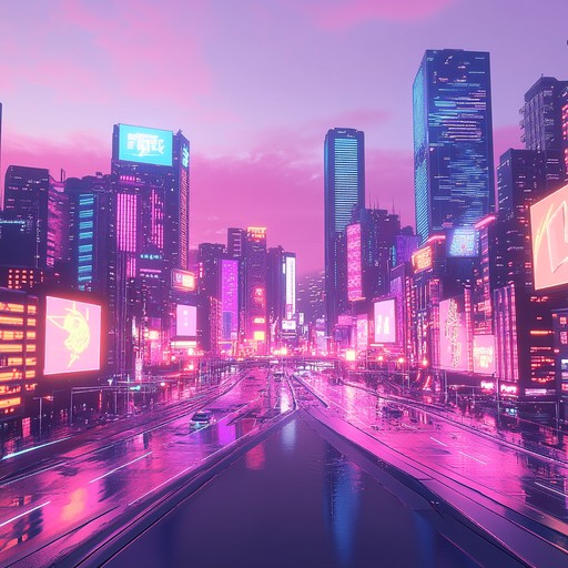 A journey through a neon lit cityscape, filled with pulsating beats and luminous synth waves. This track evokes a sense of wonder and exploration, blending atmospheric pads with vibrant melodies to create an otherworldly experience.