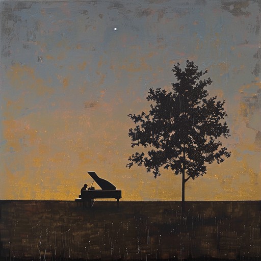 Experience a serene twilight through this peaceful piano composition, imbued with elegant harmonies and smooth jazz undertones. Perfect for relaxation and reflective moments.