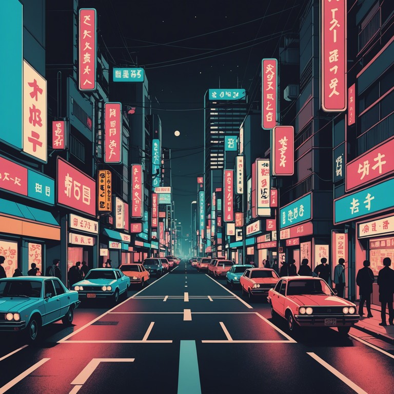 Immerse in the electrifying atmosphere of tokyo's nightlife with groovy, rhythmic beats and a vibrant pop melody that encapsulates the city's dynamic pulse. Ideal for creating an upbeat, immersive listening experience that transports you straight to the bustling streets of japan's capital.
