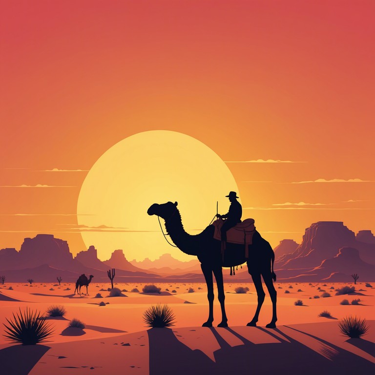 This piece blends traditional middle eastern instruments with modern rhythms to create an exhilarating, dynamic soundscape. It captures the essence of vast desert landscapes and bustling ancient bazaars, evoking a sense of adventure and mystery.