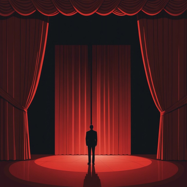 This track captures the essence of a suspense filled broadway show, utilizing deep orchestral sounds to create a sense of impending doom and theatrical drama. Perfect for scenes of tension and mystery on stage.