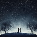 an instrumental capturing festive romance beneath shimmering starlight skies.