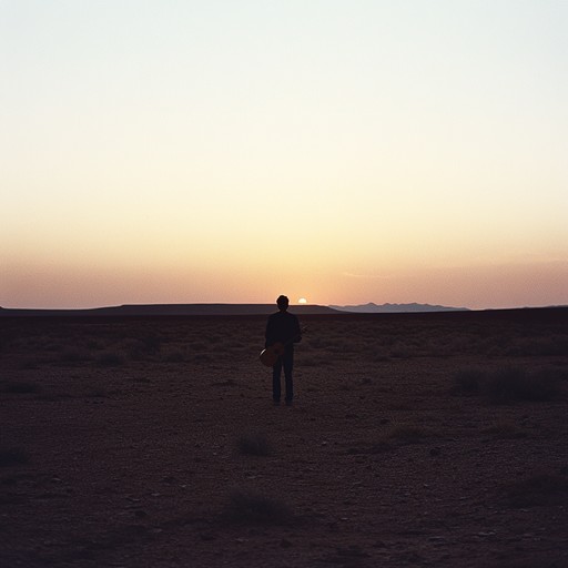 In an evocative blend of traditional fingerstyle and modern expression, this track captures the essence of a timeless wander through sunbaked, mystical desert landscapes. The reverberations of the 12 string guitar enrich the experience, making each note feel like a whisper from the past, telling tales of ancient caravans and starlit nights under vast open skies.