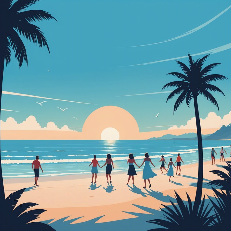 This track encapsulates the essence of a carefree summer with light rhythms and a sunny disposition, ideal for outdoor parties or a drive along the coast. The music flows effortlessly, characterized by its upbeat tempo and joyful reggaeton beats, offering a sense of freedom and relaxation.