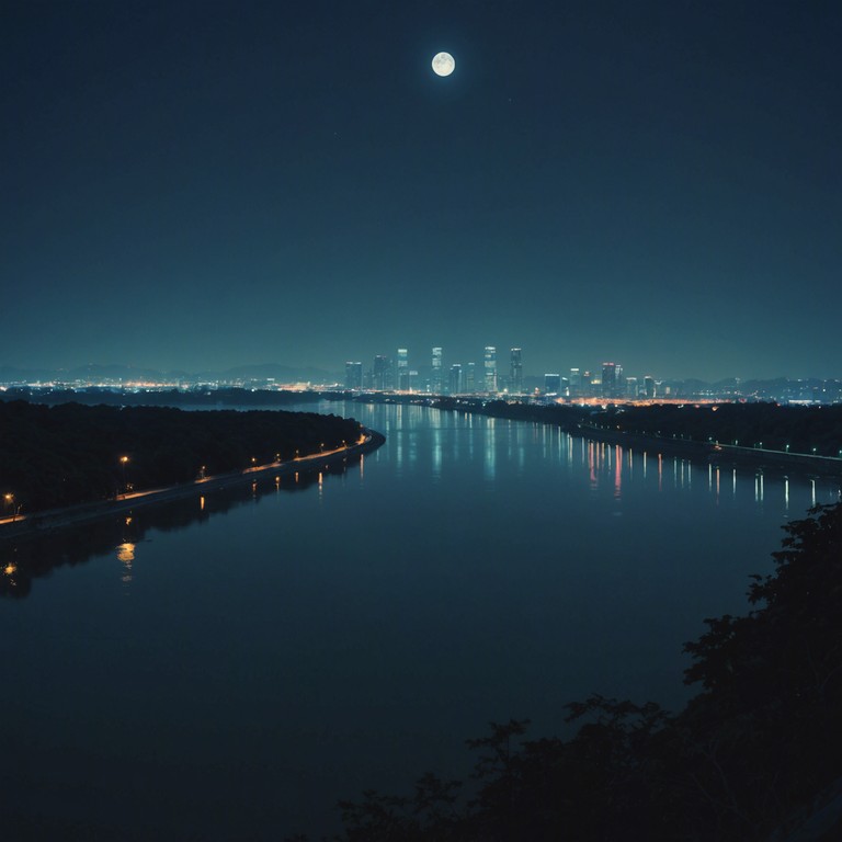 A dreamy, evocative track that encapsulates the serene beauty of a moonlit night in seoul. Soft, ethereal synthesizer layers blend with gentle rhythms to create a soundscape of calm and wonder, perfect for nighttime listening or reflective moments.