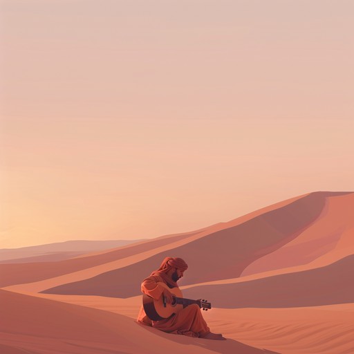 An instrumental piece that combines ancient jewish scales and rhythms, creating a peaceful and reflective ambiance, reminiscent of the sacred moments during desert evening prayers. The music guides listeners through a meditative journey, with the gentle yet soulful sounds of the oud.