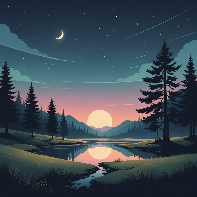 This track acts as a bridge to peacefulness, made with soft piano sounds that mimic the peaceful silence of night, perfect for reflection and relaxation.